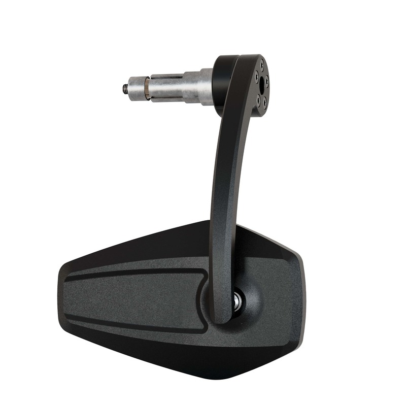 Rétroviseur d’embout de guidon HIGHSIDER smart Booster 2 Evo – noir