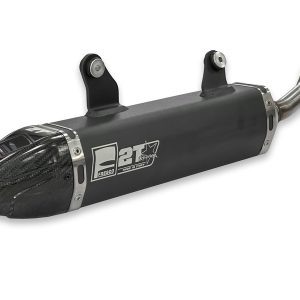 Silencieux FRESCO Carby aluminium noir/casquette carbone