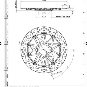 Paire de disques de frein BREMBO UPGRADE – SUPERSPORT – 208973711