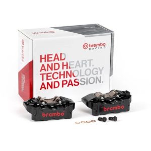 Paire d&rsquo;étrier de frein avant radial BREMBO UPGRADE GP4-RB 4 pistons Ø30/34mm