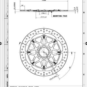 Disques de frein BREMBO UPGRADE T-Drive rond flottant – la paire