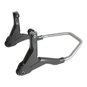 Béquille de stand arrière LIGHTECH support rouleaux – carbone