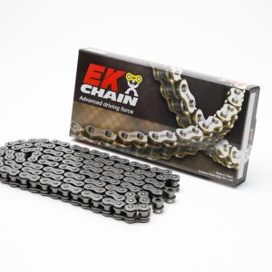 Chaine de transmission EK CHAIN 520 MVXZ2 – Joints Qx-Ring – attache à riveter