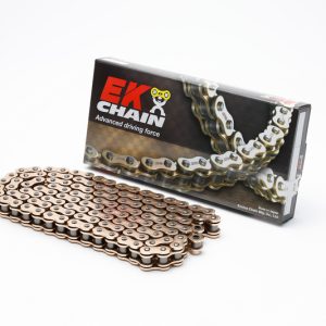 Chaine de transmission EK CHAIN 525 MVXZ2 – Joints Qx-Ring – attache à riveter
