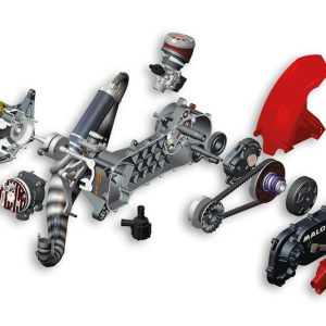 Moteur complet MALOSSI 95cc RC-One pour Piaggio – non-assemblé