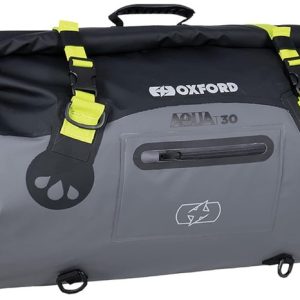 Sacoche rouleau OXFORD Aqua T30 – 30 L – noir/gris/jaune fluo