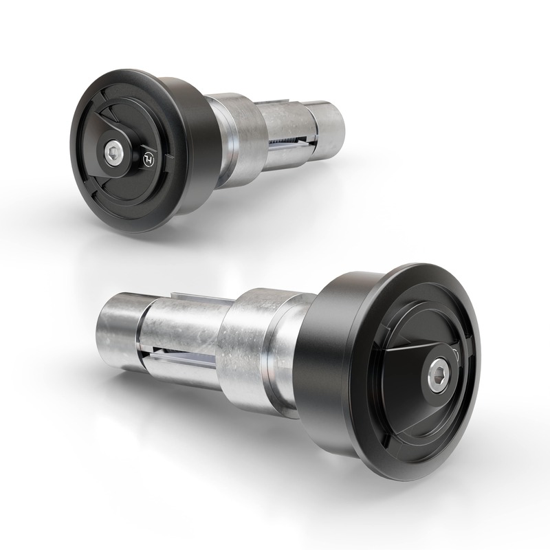 Embouts de guidon HIGHSIDER pro ENTERPRISE-EP1 – noir