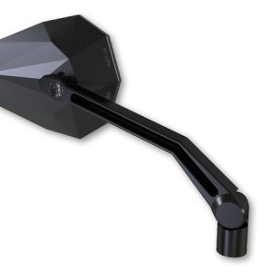 Rétroviseur de guidon HIGHSIDER pro Stealth -X2 avec clignotants LED – noir – la paire