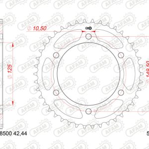 Couronne AFAM acier standard – 525
