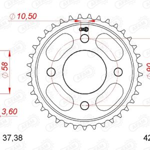Couronne AFAM acier standard – 420
