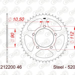 Couronne AFAM acier standard – 520