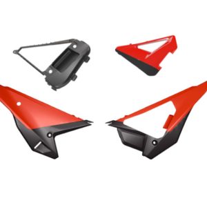 Kit plaques latérales RACETECH Revolution – rouge