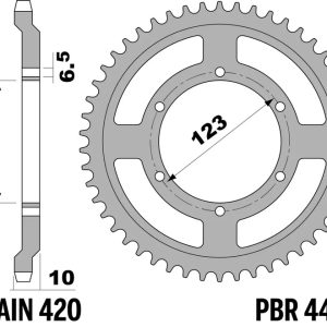Couronne PBR acier standard – 420