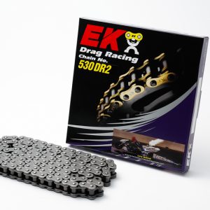 Chaine de transmission EK CHAIN 530 DRZ2 – attache rapide type clip