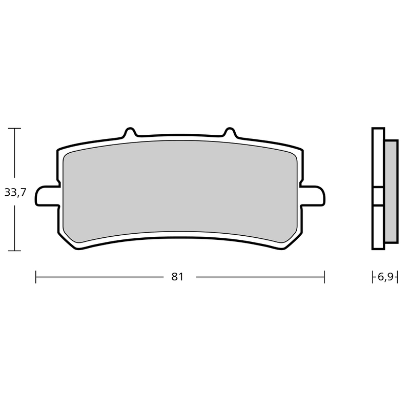 Plaquettes de frein BREMBO GP4 Z04 Sinter Metal – 107A48684