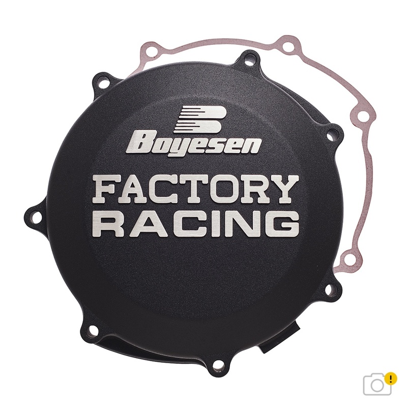 Couvercle de carter d’embrayage BOYESEN Factory Racing – noir