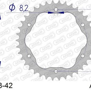 Couronne AFAM alu standard – 525