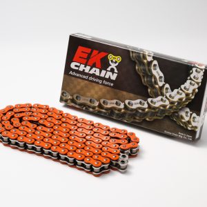 Chaine de transmission EK CHAIN 525 MVXZ2 – Joints Qx-Ring – attache à riveter