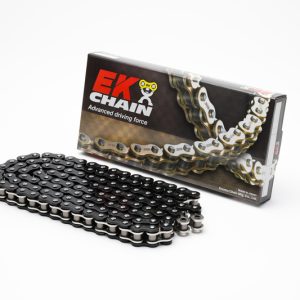 Chaine de transmission EK CHAIN 525 MVXZ2 – Joints Qx-Ring – attache à riveter