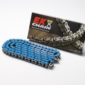 Chaine de transmission EK CHAIN 525 MVXZ2 – Joints Qx-Ring – attache à riveter