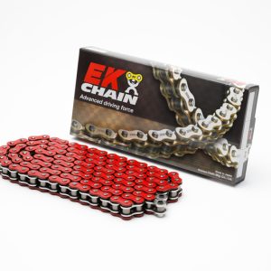 Chaine de transmission EK CHAIN 530 MVXZ2 – Joints Qx-Ring – attache à riveter
