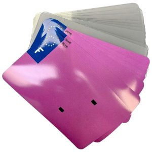 Plaques d&rsquo;immatriculation PVC fond rose PPI – 210×130 10 pièces