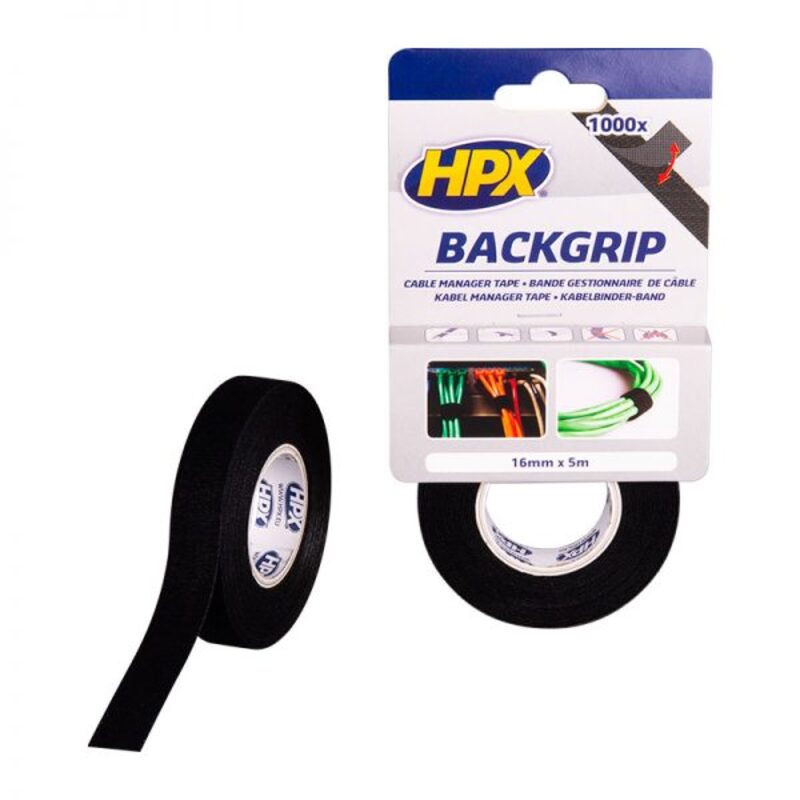 Ruban serre-câble HPX Backgrip – 16mm X 5m