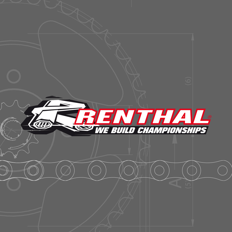 Kit chaîne RENTHAL 520R1 13/49 standard – couronne standard