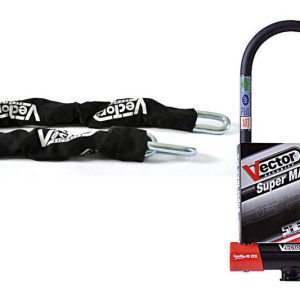 Kit antivol VECTOR Antivol U SuperMax L2 Ø16mm + Chaîne Ø13mm / 1,3m