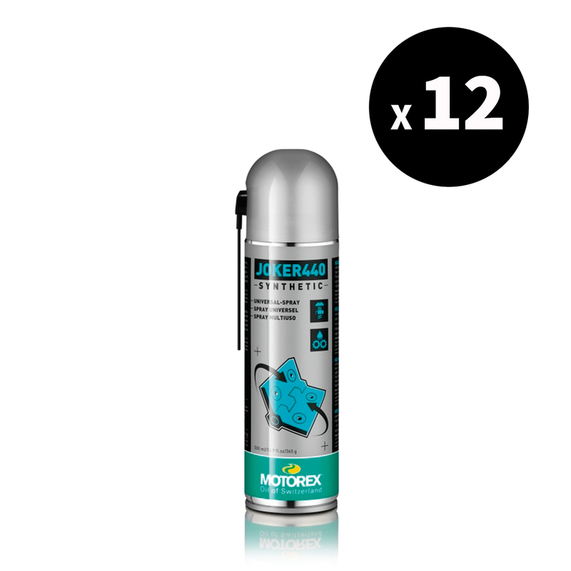Lubrifiant universel MOTOREX Joker 440 Synthetic – spray 500ml (x12)
