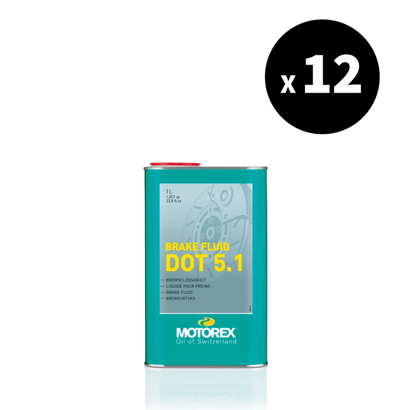Liquide de frein MOTOREX Brake Fluid DOT 5.1 – 1L (x12)