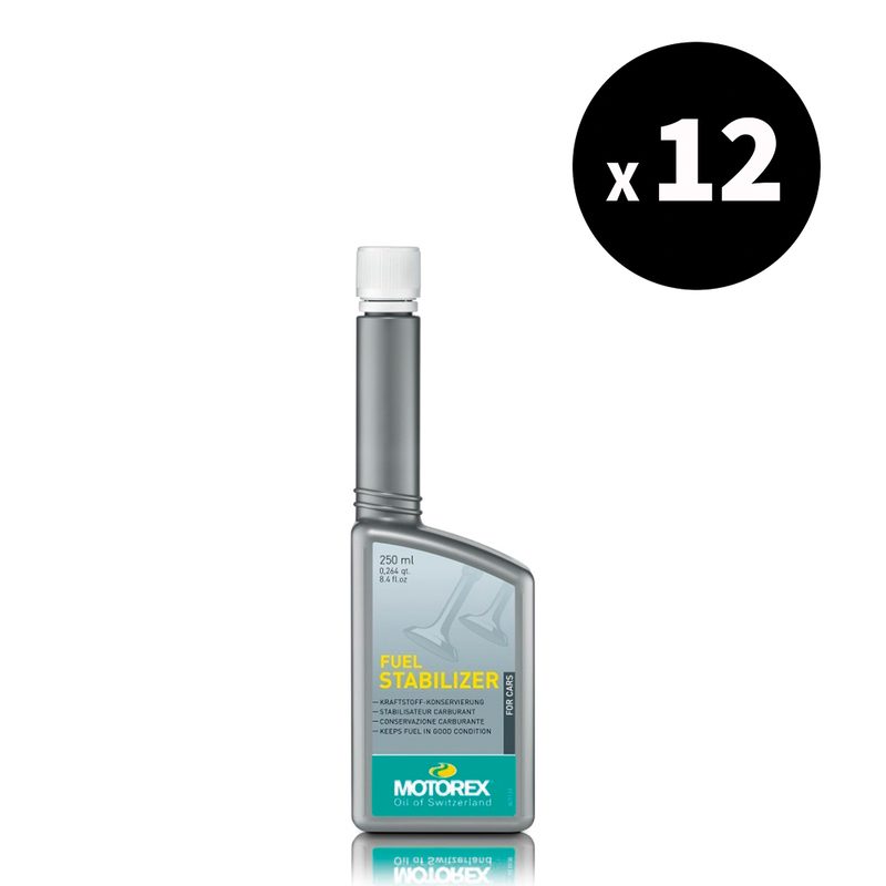 Additif carburant MOTOREX Fuel Stabilizer – 250ml (x12)