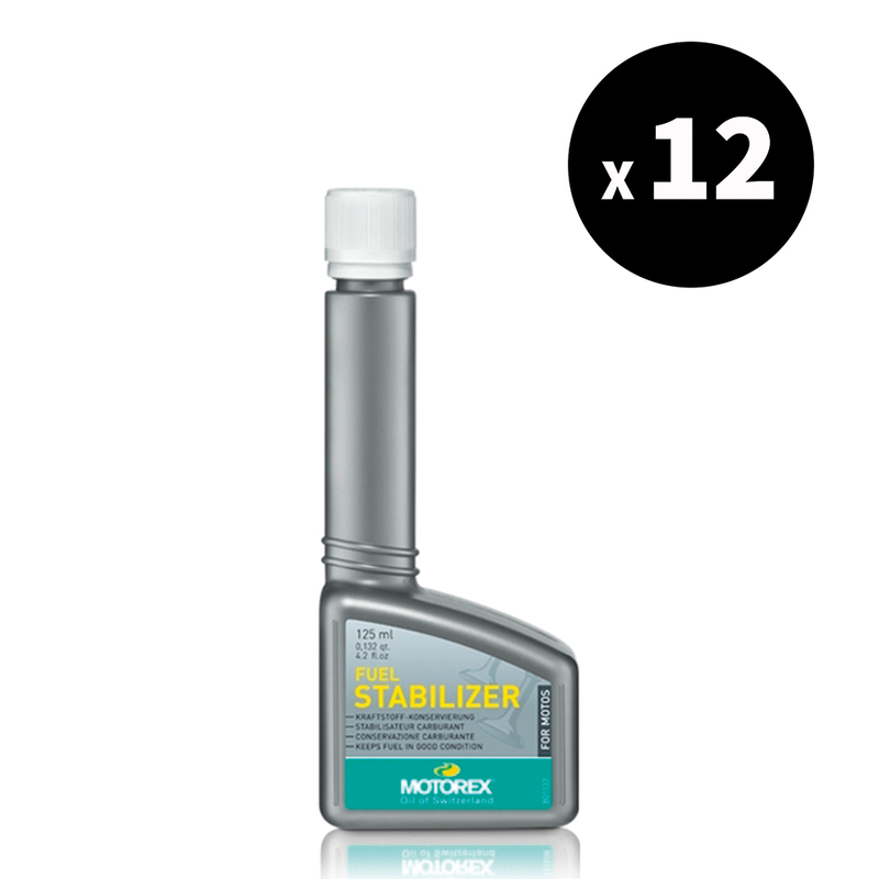 Additif carburant MOTOREX Fuel Stabilizer – 125ml (x12)