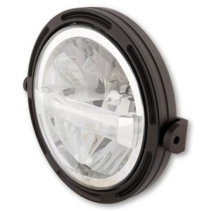 Feu avant LED HIGHSIDER pro Frame-R1 Type 4 – 7 pouces – fixation latérale – noir