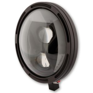 Feu avant LED HIGHSIDER pro Frame-R1 Type 8 – 7 pouces – fixation inférieure – noir