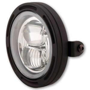 Feu avant LED HIGHSIDER pro Frame-R2 Type 7 – 5 3/4 pouces – fixation latérale – noir