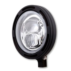 Feu avant LED HIGHSIDER pro Frame-R2 Type 7 – 5 3/4 pouces – fixation inférieure – noir