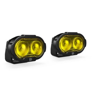 Kit d&rsquo;éclairage universel DL2 lentille jaune avec câblage standard
