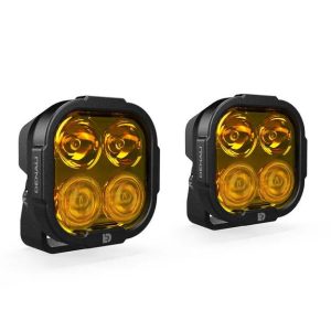 Kit d&rsquo;éclairage universel DL4 lentille orange avec câblage Premium