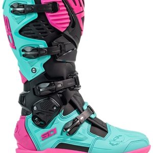 Bottes SIDI Crossfire 3 SRS – noir / Menthe / rose