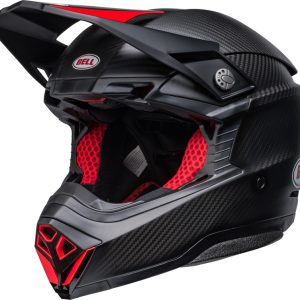 Casque BELL Moto-10 Spherical – Satin/Gloss Black/Red