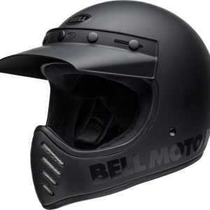 Casque BELL Moto-3 Classic – Blackout Mat/Brillant
