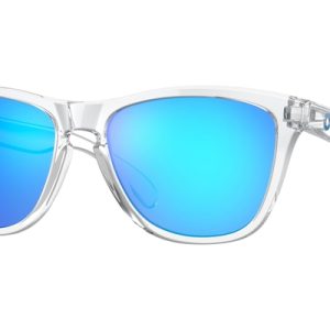 Lunettes de soleil OAKLEY Frogskins – verres Prizm Sapphire, monture Crystal Clear