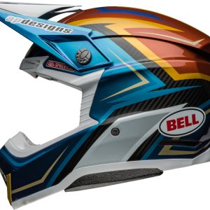 Casque BELL Moto-10 Spherical – Tomac Replica 24 Gloss White/Gold