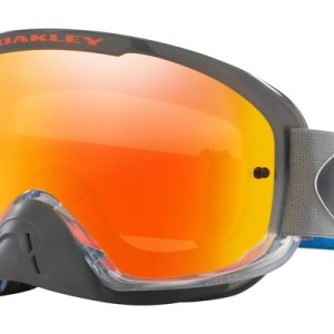 Masque OAKLEY O Frame 2.0 Pro MX – TLD Grey Stripes écran Fire Iridium