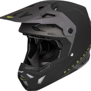 Casque FLY RACING Formula CP Slant Noir/Gris/Jaune Fluo XL