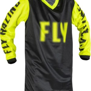 Maillot enfant FLY RACING F-16 – noir/jaune fluo