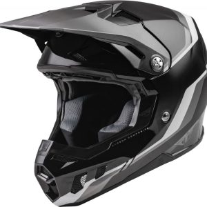 Casque FLY RACING Formula CC Driver Noir/Charcoal/Blanc XL