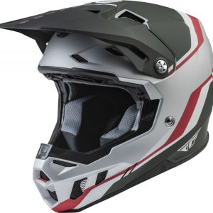 Casque FLY RACING Formula CC Driver Silver/Rouge/Blanc L