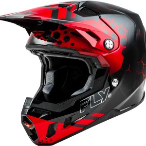 Casque FLY RACING Formula CC Tektonic – noir/rouge/orange